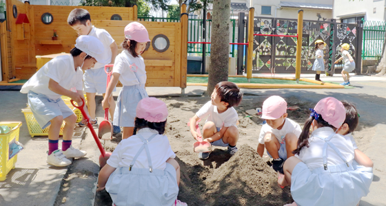 こちらも園児に人気のスポット「おすなば」